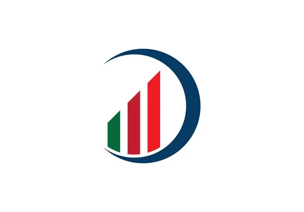 Bedrijfsfinanciering professioneel logo sjabloon — Stockvector