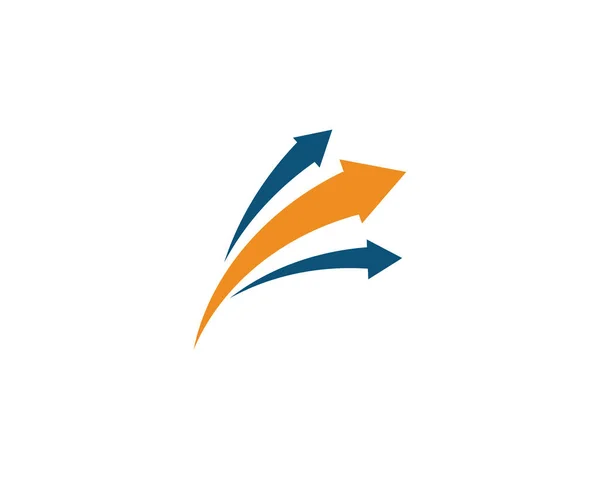 Vector illustratie pijlpictogram Logo — Stockvector