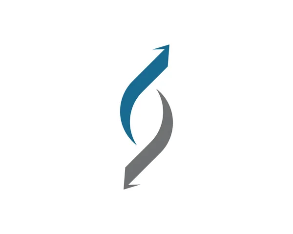 S Літера Логотип Шаблон — стоковий вектор