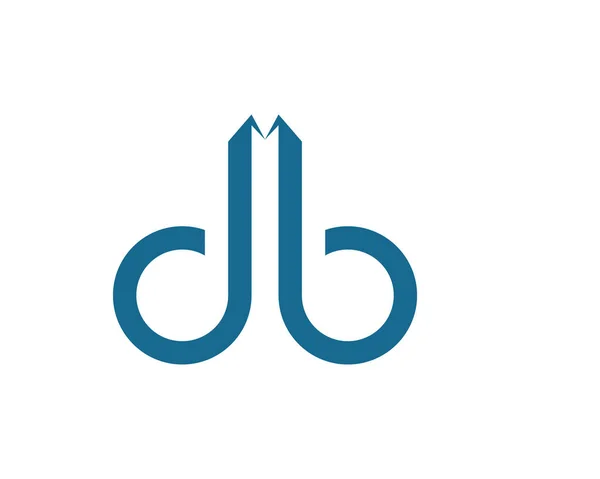 B betű logó sablon — Stock Vector