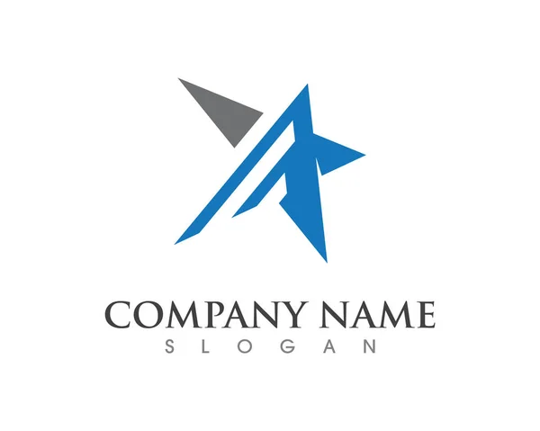 Star Logo Template Vector Icon Illustration Design — Stock Vector