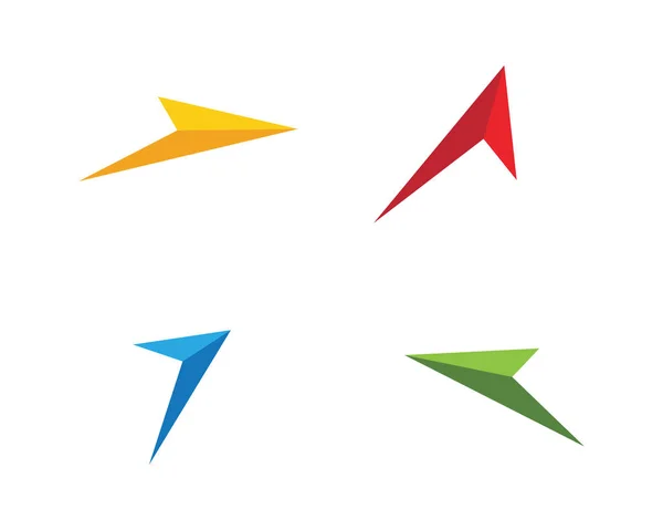 Icono Ilustración Vector Flecha Logo Diseño Plantilla — Archivo Imágenes Vectoriales