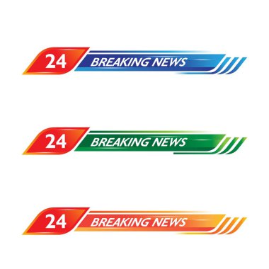 Banner Tv vektör resimleme