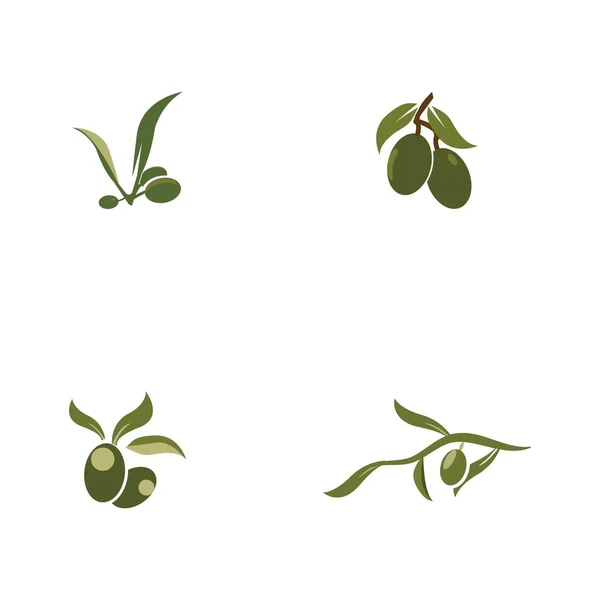 Ícone de oliva ilustração vetorial — Vetor de Stock