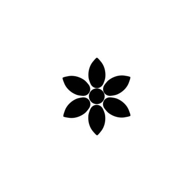 çiçek vektör simge tasarım