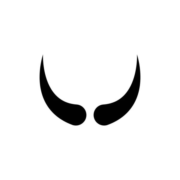 Horn ikon vektor Illustration design logotyp — Stock vektor
