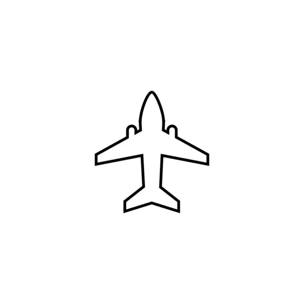 Flygplan ikonen vektor illustration design — Stock vektor