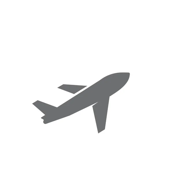 Icono de avión vector ilustración diseño — Vector de stock