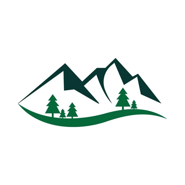 Гора значок логотип — стоковий вектор