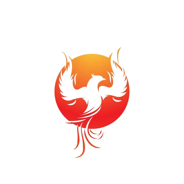 Phoenix vector icon illustration — Stock Vector