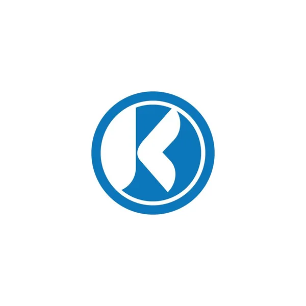 K Symbol Vektor Illustration Design Logo — Stockvektor