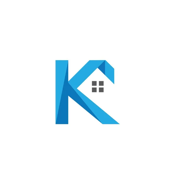 K Symbol Vektor Illustration Design Logo — Stockvektor