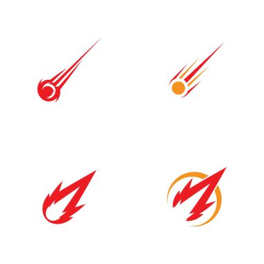 Kuyruklu yıldız vektör illüstrasyonu