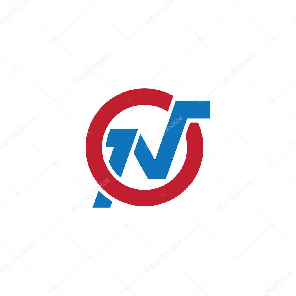 N Letter Logo Template vector icon illustration design