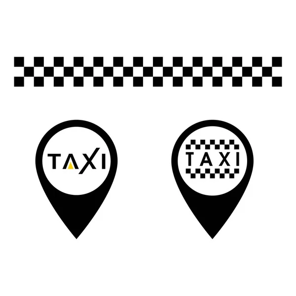 Návrh ikon vektoru taxi — Stockový vektor