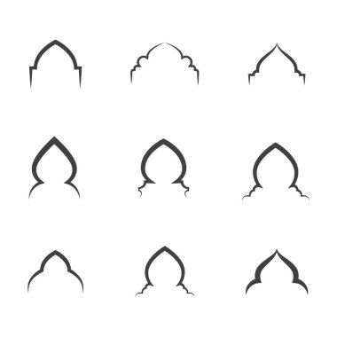 Cami pencere vektör simgesi