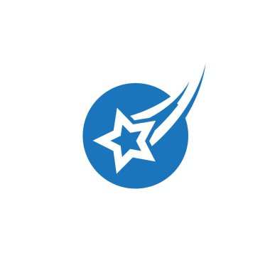 Yıldız simgesi şablonu vektörü