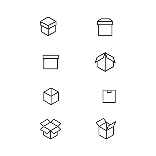 Ícone de ilustração vetorial de caixa —  Vetores de Stock