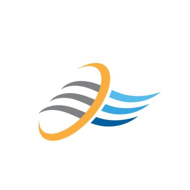 Su dalgası simge vektörü