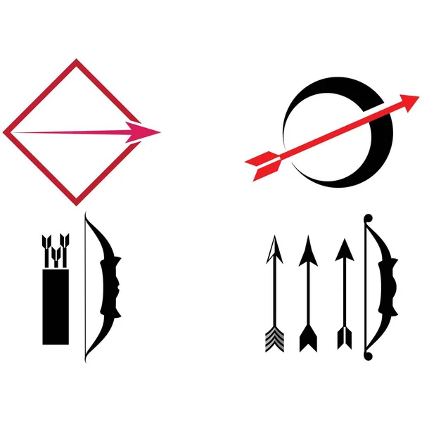 Archer ícone Vector Ilustração design Logo —  Vetores de Stock