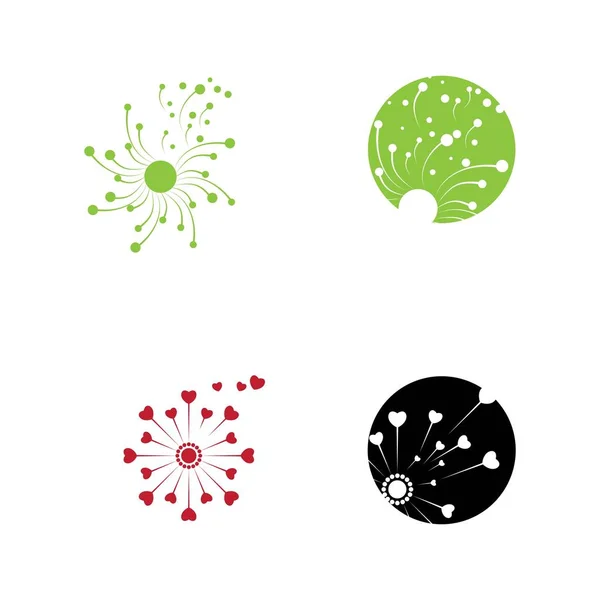 Εικονίδιο πικραλίδας Σχεδιασμός εικονογράφησης διανύσματος Λογότυπο — Διανυσματικό Αρχείο