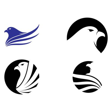 Falcon Logo Şablonu vektörünü ayarla