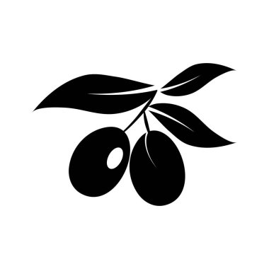 Zeytin simge vektör çizim