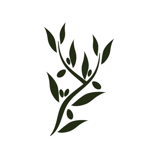 Olive ikonen vektorillustration — Stock vektor