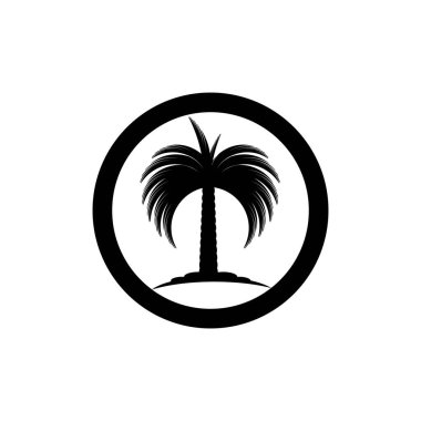 Tarih Ağacı Simgesi Vektör İllüstrasyon Tasarımı Logosu 