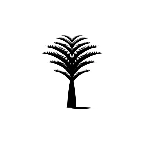 Rancangan Logo Imajinasi Vektor Ikon Pohon - Stok Vektor