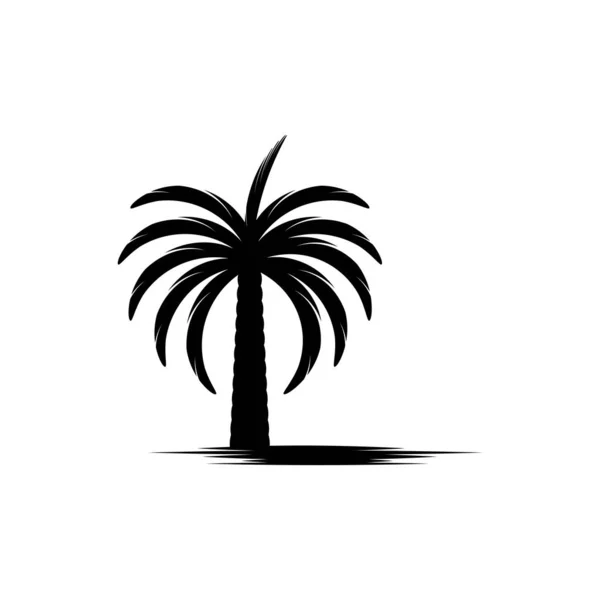 Datas Ícone da árvore Projeto da ilustração do vetor Logotipo — Vetor de Stock