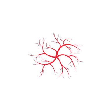 Damarlar simgesi Vektör İllüstrasyon Tasarımı Logo şablonu