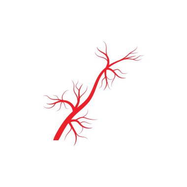 Damarlar simgesi Vektör İllüstrasyon Tasarımı Logo şablonu