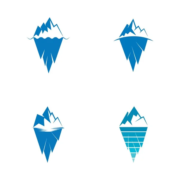 Illustrazione vettoriale iceberg — Vettoriale Stock