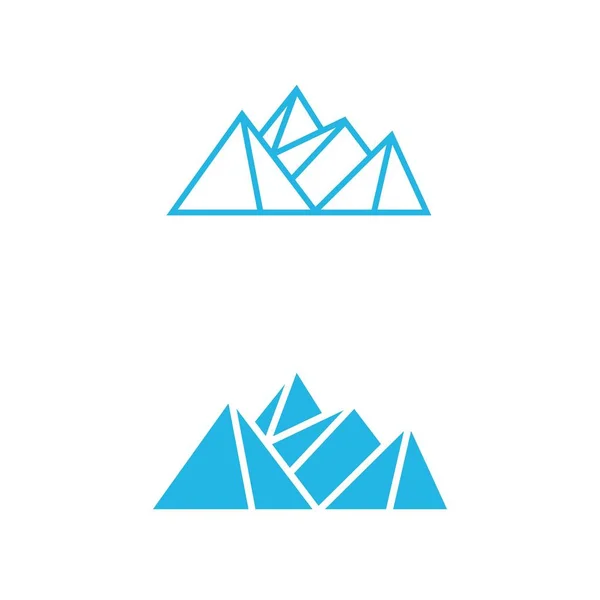 Ilustracja wektorowa góry lodowej — Wektor stockowy