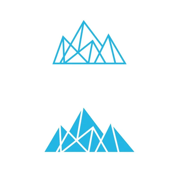 Ilustracja wektorowa góry lodowej — Wektor stockowy