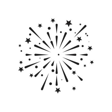 Havai fişek vektör resimleme