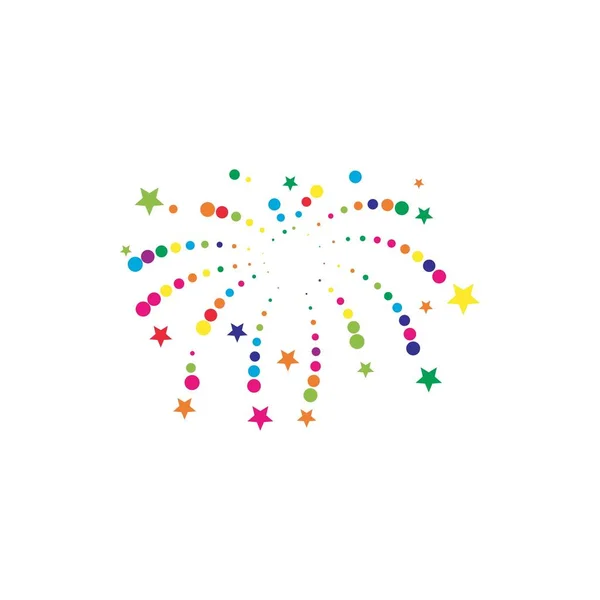 Firework vector icon illustration — Stock Vector