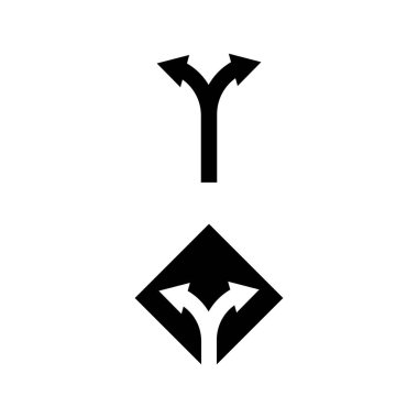 Ok işareti simgesi Vektör İllüstrasyon Tasarım Logosu