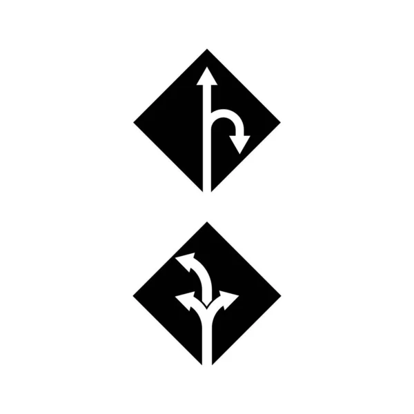 矢印のアイコンベクトルイラストデザインロゴ — ストックベクタ