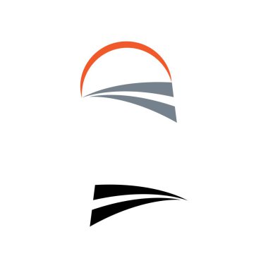 yol simgesi Vektör İllüstrasyon tasarım Logo
