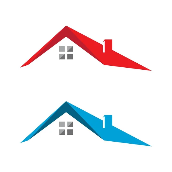 Design de logotipo de propriedade e construção — Vetor de Stock