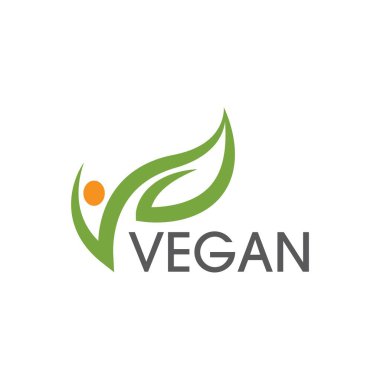 Vegan vektör resimleme
