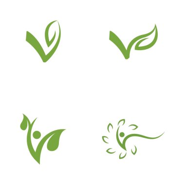 Vegan vektör resimleme