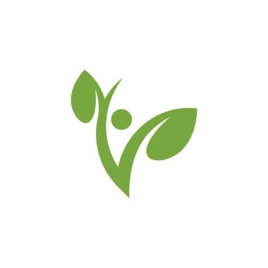 Vegan vektör resimleme