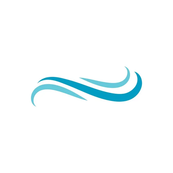 Vetor ícone onda de água — Vetor de Stock
