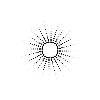 Yarı Ton Simgesi Vektör İllüstrasyon Tasarım Logosu