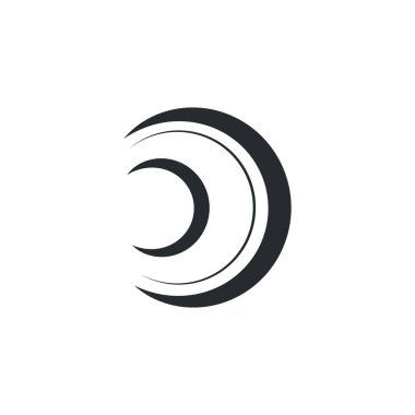 Tekerlek Simgesi Vektör İllüstrasyon Tasarımı Logosu 