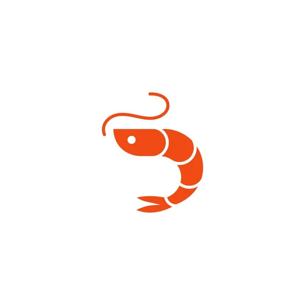 Shrimp-Vektor-Symbol-Illustration — Stockvektor