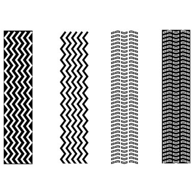 Lastik Simgesi Vektör İllüstrasyon Tasarım Logosunu Ayarla 